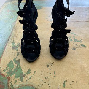 Giuseppe Zanotti Black Cage Sandals